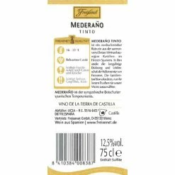Freixenet Mederaño Tinto 12,5 % Vol 0,75 Liter -Young Poets wine Geschäft 1833950000 prod 002