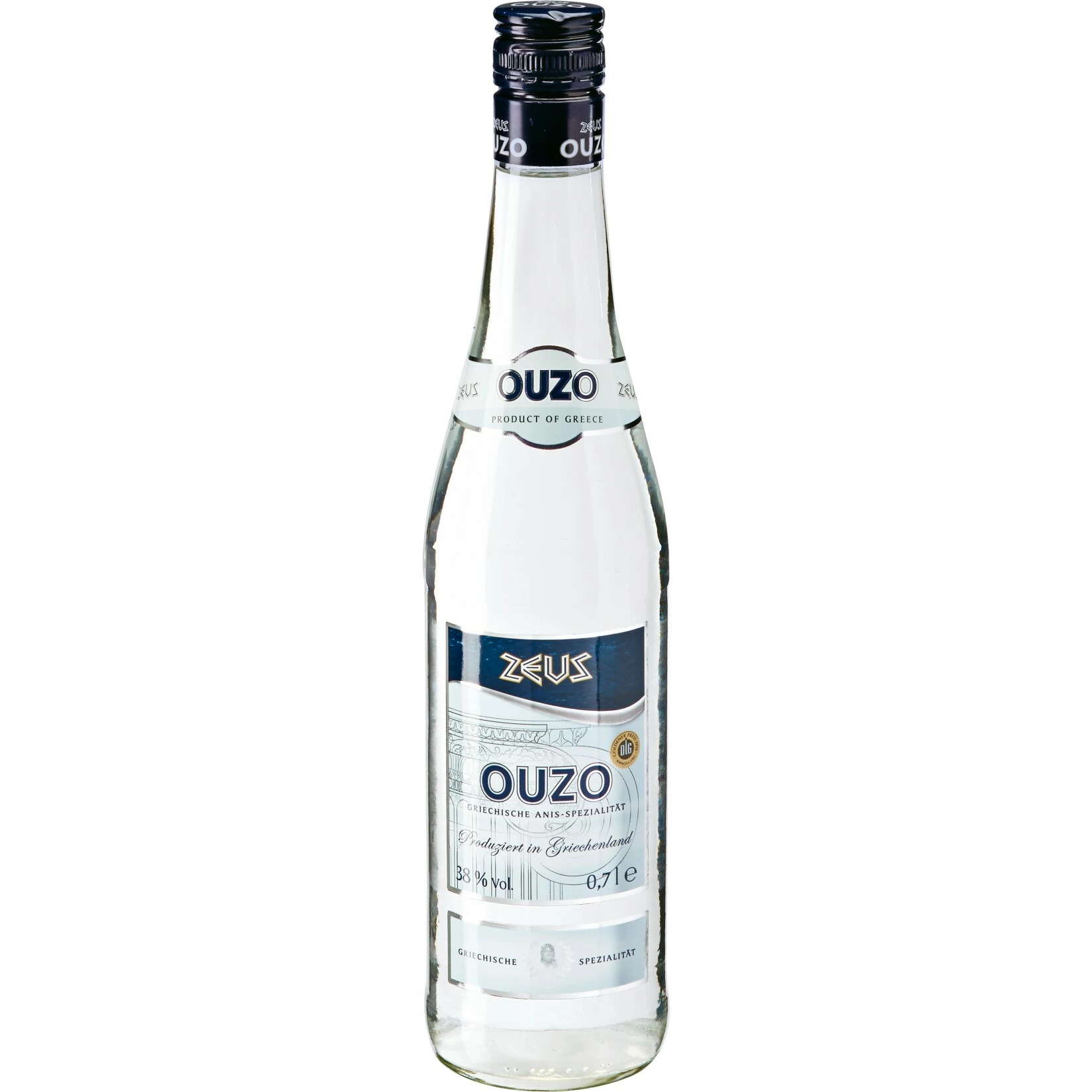 Zeus Ouzo 37,5 % Vol 0,7 Liter 3 Zeus Ouzo 37,5 % Vol 0,7 Liter