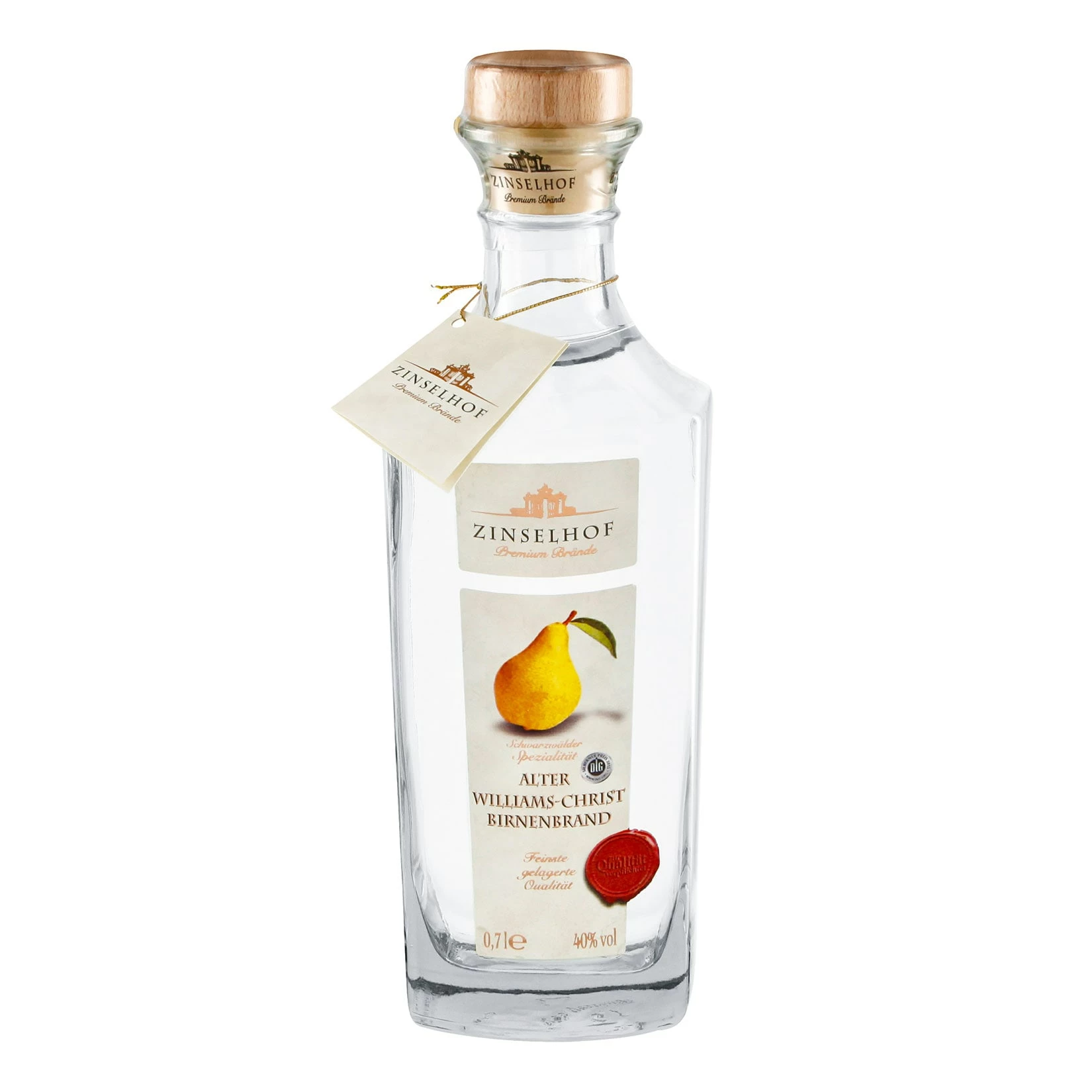 Zinselhof Williams-Christ-Birne 40,0 % Vol 0,7 Liter 3 Zinselhof Williams-Christ-Birne 40,0 % Vol 0,7 Liter