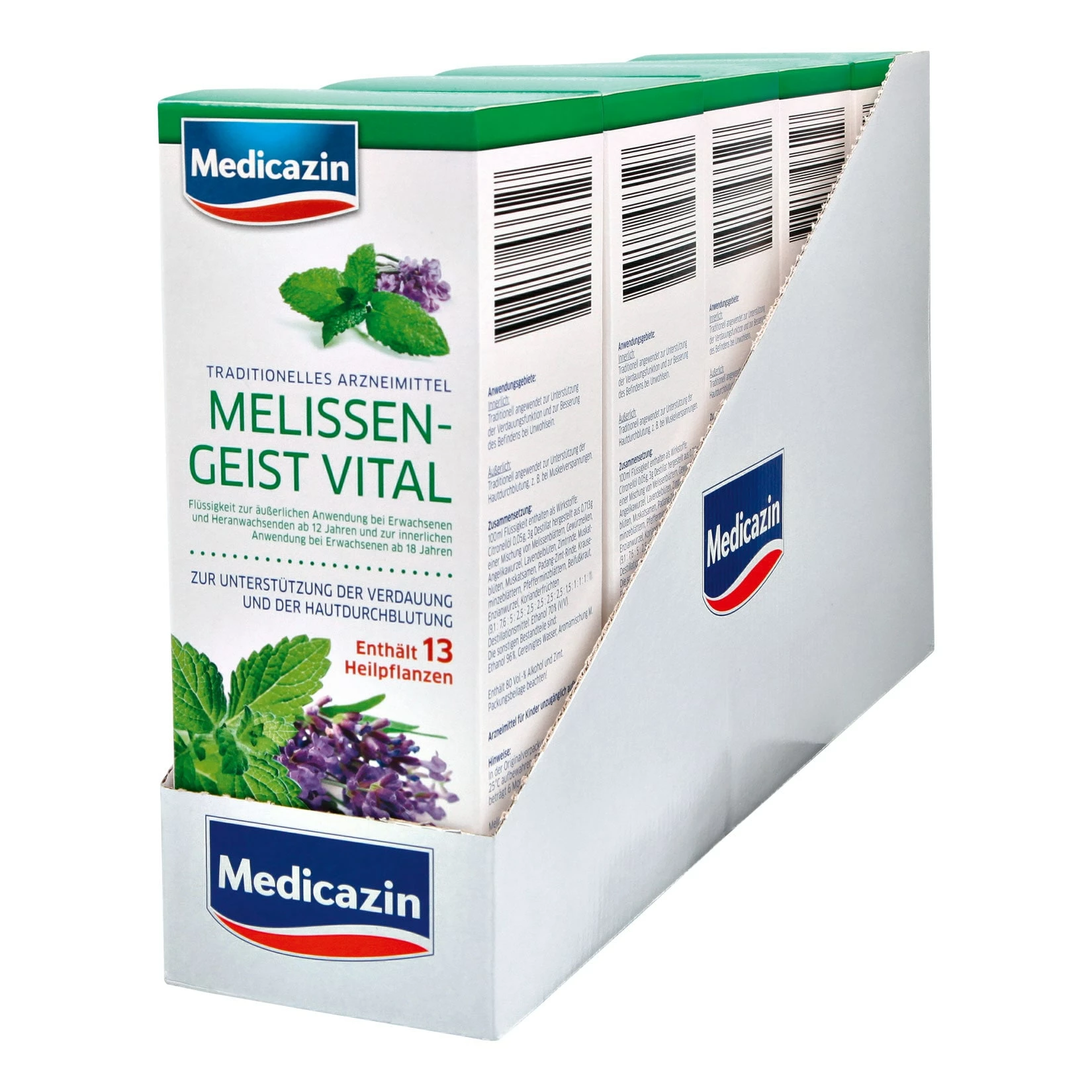 Medicazin Melissengeist Vital 500 Ml, 5er Pack 3 Medicazin Melissengeist Vital 500 Ml, 5er Pack