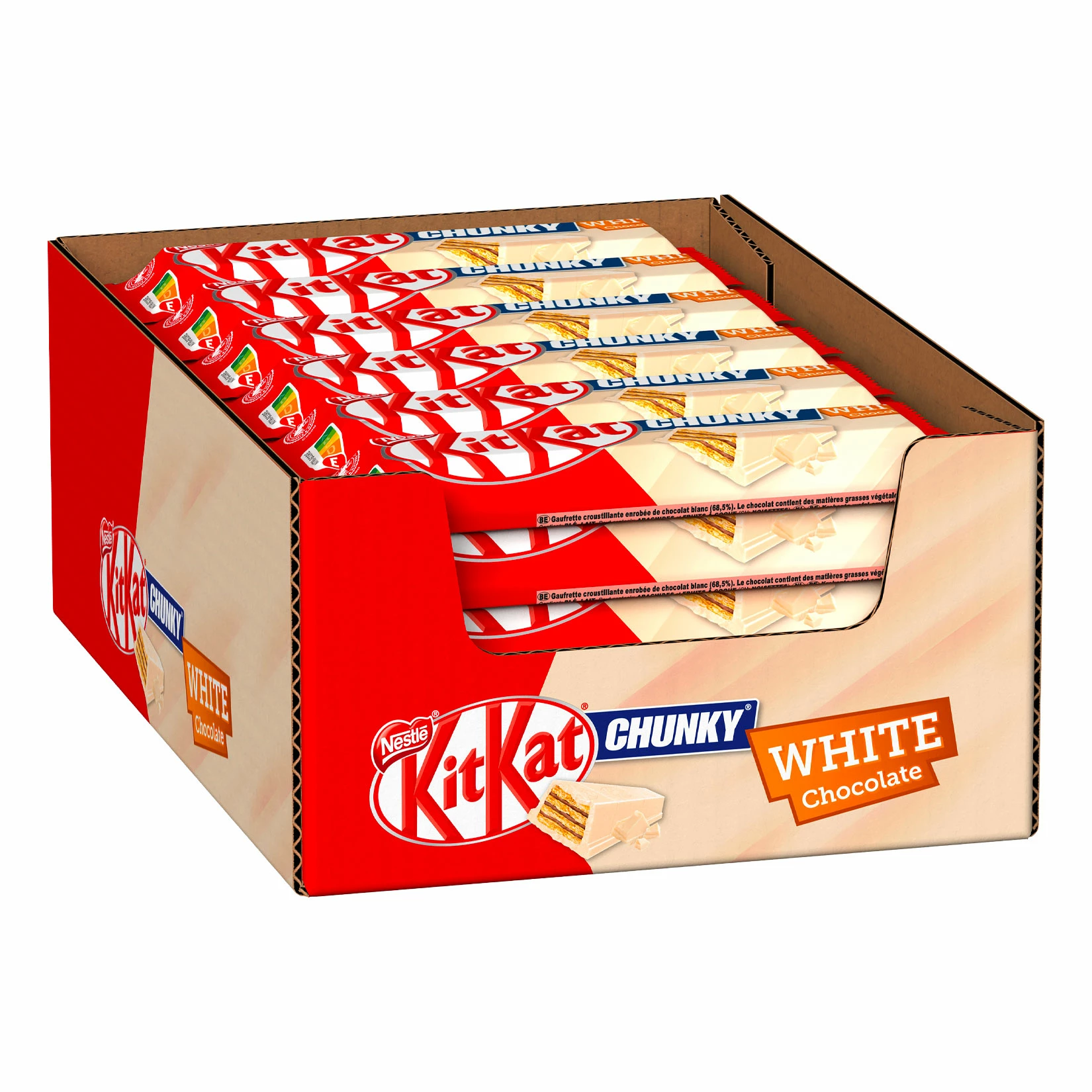 Nestlé® KitKat Chunky White Chocolate 40 G, 24er Pack 3 Nestlé® KitKat Chunky White Chocolate 40 G, 24er Pack