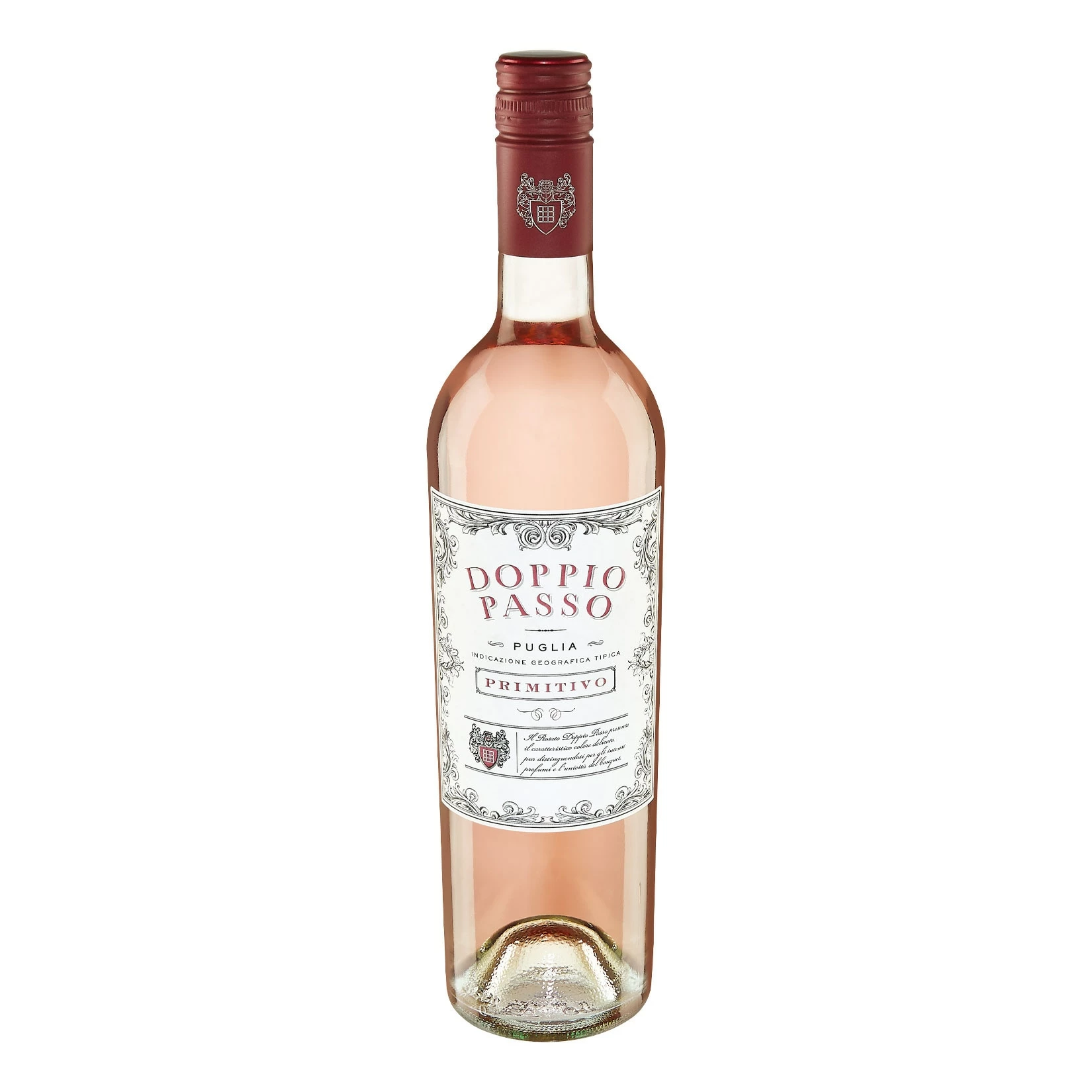 Doppio Passo Primitivo Rosato Puglia IGT 12,0 % Vol 0,75 Liter 3 Doppio Passo Primitivo Rosato Puglia IGT 12,0 % Vol 0,75 Liter