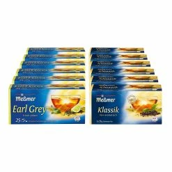 Meßmer Schwarztee Verschiedene Sorten 43,75 G, 12er Pack