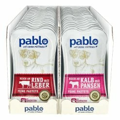 Pablo Hundenahrung Pastete 175 G, Verschiedene Sorten, 30er Pack