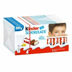 Ferrero Kinder Schokolade 100g, 10er Pack