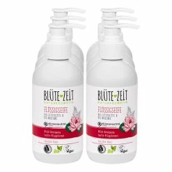 Blütezeit BLÜTE-ZEIT Flüssigseife Bio Lotusblüte & Wakame 300 Ml, 6er Pack