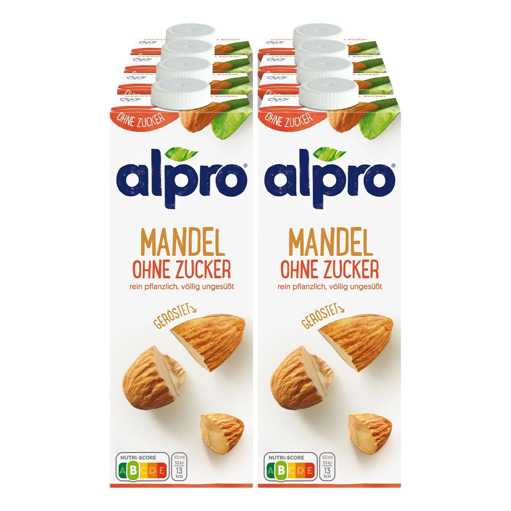 Alpro Mandeldrink Geröstet Ohne Zucker 1 Liter, 8er Pack 3 Alpro Mandeldrink Geröstet Ohne Zucker 1 Liter, 8er Pack