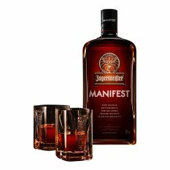 Jägermeister Manifest 38,0 % Vol 0,5 Liter Geschenkbox Mit 2 Gläsern -Young Poets wine Geschäft 2395947000 prod 003