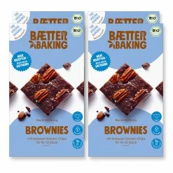Baetter GmbH Baetter Baking Bio-Backmischung Brownies, 4er Pack