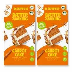 Baetter GmbH Baetter Baking Bio-Backmischung Carrot Cake, 4er Pack